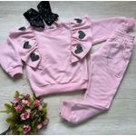 Conjunto moletom Coraçao