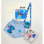 Conjunto shorts personalizado e cropped 