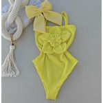 Body flor Amarelo 