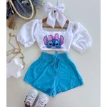 Conjunto Stitch laço 