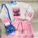 Conjunto moletom Stitch 