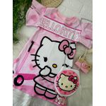 Vestido Hello Kitty com bolsinha 