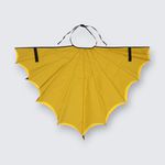 Asa Morcego Preto e Amarelo