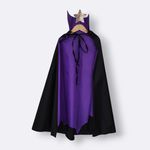 Capa Vampiro Preto e Roxo