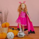 Saia Tule Pompom Pink