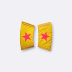 Bracelete Estrela Amarelo e Pink