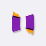 Bracelete Raio Roxo e Amarelo