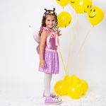 Saia Brilho Doce Paetê Lilás