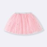 Saia Tule Céu de Estrelas Rosa bebê