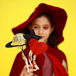 Varinha Mágica Paetê Love Vermelho