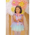 Vestido Body Tutu cintilante arco iris