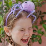 Tiara Aranha Lilás