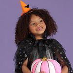 Tiara Bruxinha Encantada laranja