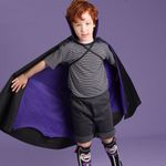Capa Vampiro Preto e Roxo