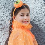 Capa Céu De Estrelas Laranja Halloween