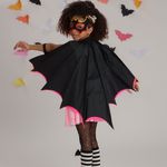Asa Morcego Preto e Rosa