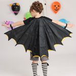Asa Morcego Preto e Amarelo