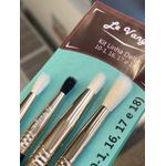 Kit 4 Pincéis Profissionais Le Vangee Para Esfumar E Precisão-10-1.16.17.e 18