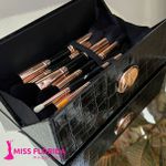 Kit de pinceis com organizador 