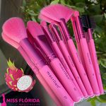 Kit com 7 pinceis Macrilan Frutas 