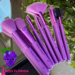 Kit com 7 pinceis Macrilan Frutas 