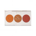 Paleta de Blush My Secret Matte 3 Cores Dalla
