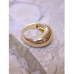 Anel bold dourado