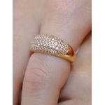 Anel Balonado Cravejado