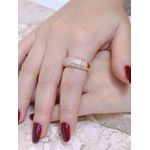 Anel Balonado Cravejado