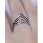 Anel Triângulo Triplo