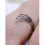 Anel Triângulo Triplo