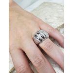 Anel balão cravejado