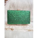 Clutch holográfica verde