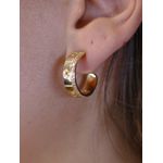 Argola círculos e cravejado 