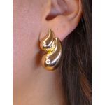 Brinco gota dupla