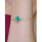 Pulseira trevo verde