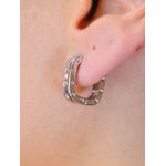 Argola quadrada furada M