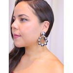 Brinco pendente multicirculo