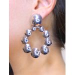 Brinco pendente multicirculo