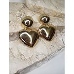 Brinco pendente de coração