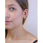 Brinco Bolinha com Textura 7mm