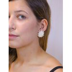 Brinco chuveirinho de miçanga