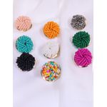 Brinco torcido de miçanga