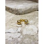 Brinco Bolinha com Textura 7mm