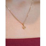 Colar Mini Coração Vazado