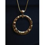 Colar círculo martelado