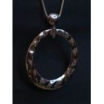 Colar círculo martelado