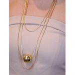 Colar extra longo esfera