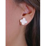 Conjunto trevo branco