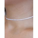 Colar riviera folheado a prata